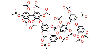 Fucopentaphlorethol A hexadecaacetate
